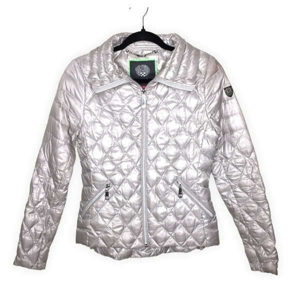 Vince Camuto Quilted Duck Feather Down Puffer Jacket - Picture 3 of 11